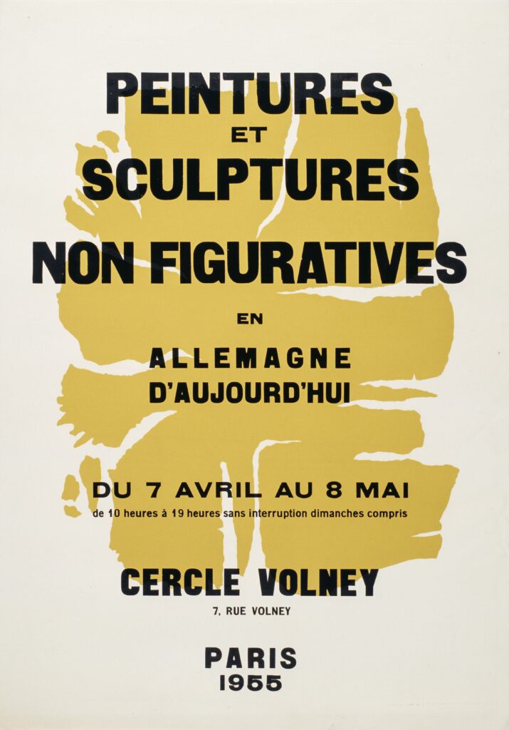 Historische Illustration nach einer Serigrafie von dem Motiv ARU 7, 1955.