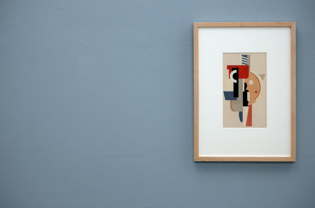 Exponat in der Ausstellung "auf papier..arbeiten von willi baumeister