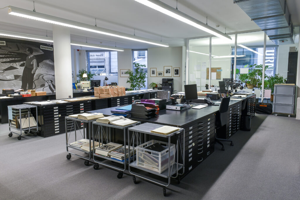 Blick in das Archiv Baumeister