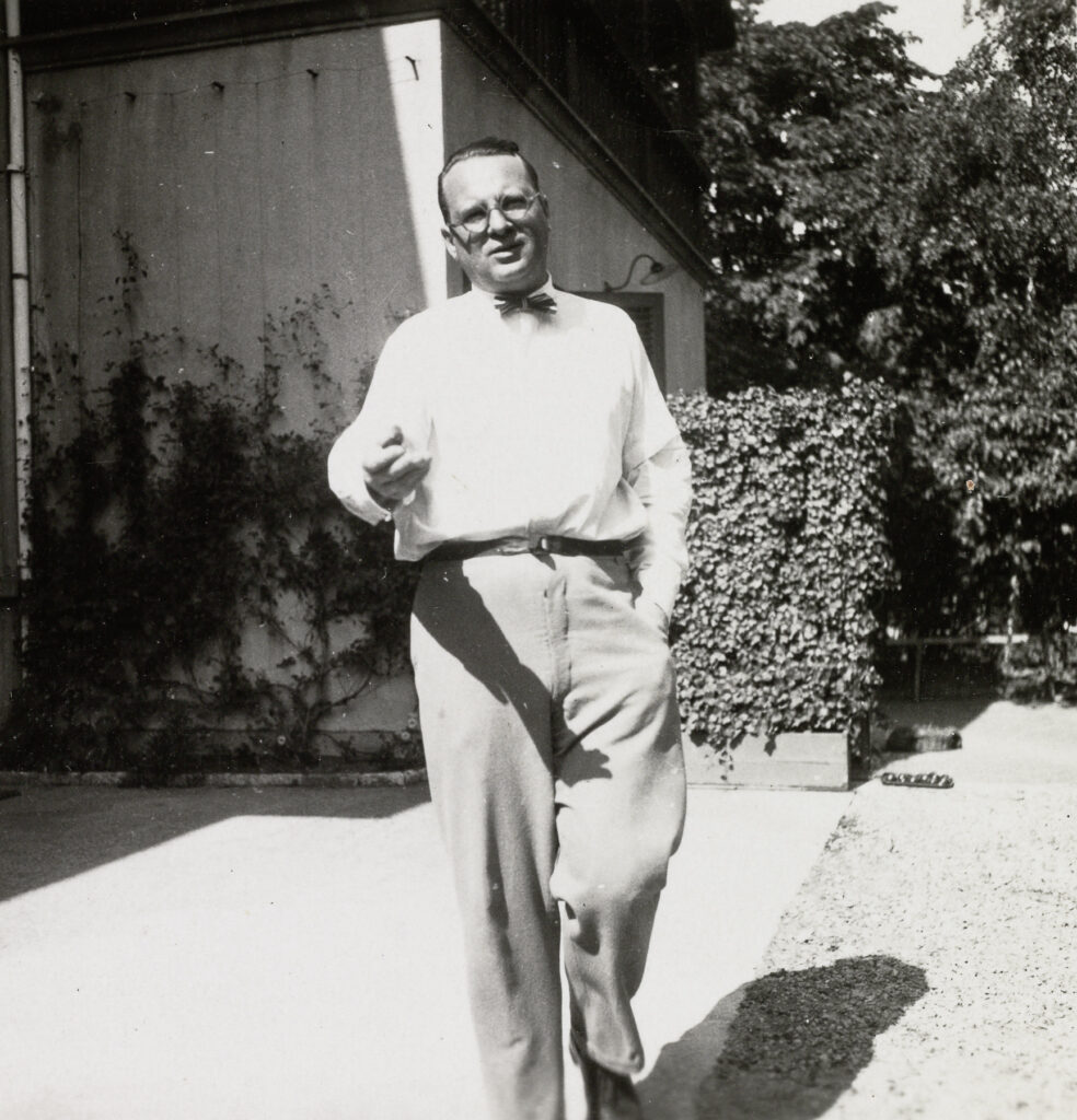 Willi Baumeister am Haus Gerokstraße in Stuttgart