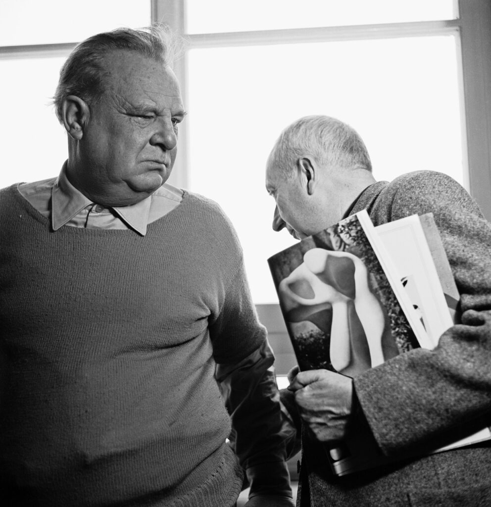 Willi Baumeister und Hans Arp