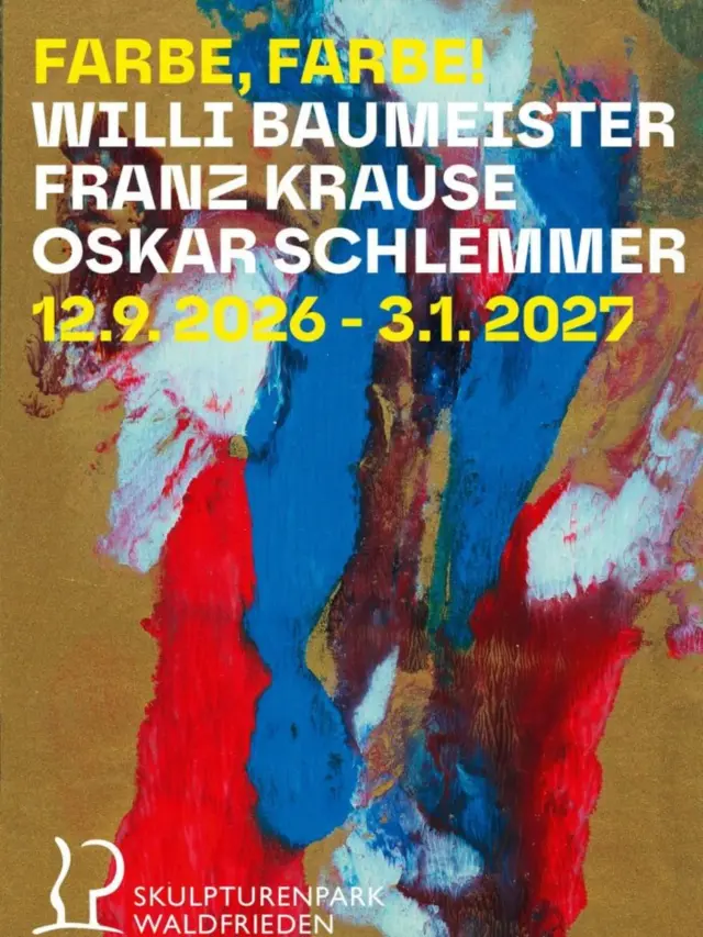 AUSSTELLUNG IM SKULPTURENPARK WALDFRIEDEN

Willi Baumeister, Oskar Schlemmer und der Architekt und Künstler Franz Krause arbeiteten zwischen 1937 und 1944 für die Wuppertaler Lackfabrik Dr. Kurt Herberts & Co. an Untersuchungen zur Maltechnik. Sie hatten früh im Nationalsozialismus ihre Professuren verloren und erhielten Berufs- und Ausstellungsverbot. Im sogenannten „Wuppertaler Arbeitskreis“ erprobten die Künstler die Möglichkeiten der Oberflächengestaltung von Lacken und fertigten dabei mehrere Hunderte von Versuchstafeln an, von denen nicht alle erhalten geblieben sind.

Ausstellungsdauer: 12.September 2026 bis 3. Januar 2027 im SKULPTURENPARK WALDFRIEDEN, Hirschstraße 12, 42285 Wuppertal 
#exhibition#skulpturenparkwaldfrieden#willibaumeister#oskarschlemmer#franzkrause