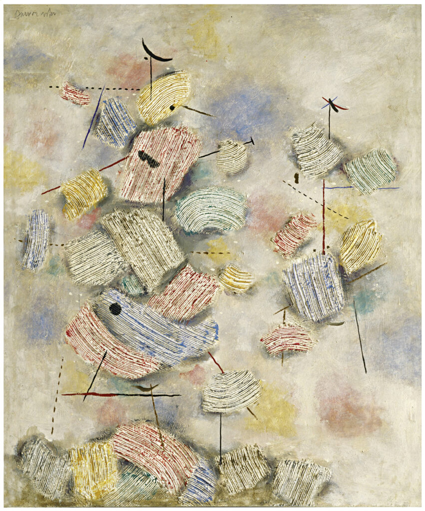 Gemälde von Willi Baumeister: Sonnenfiguren (BB-1344)