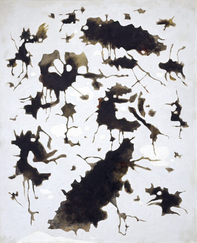 Gemälde von Willi Baumeister: Metamorphose schwarz