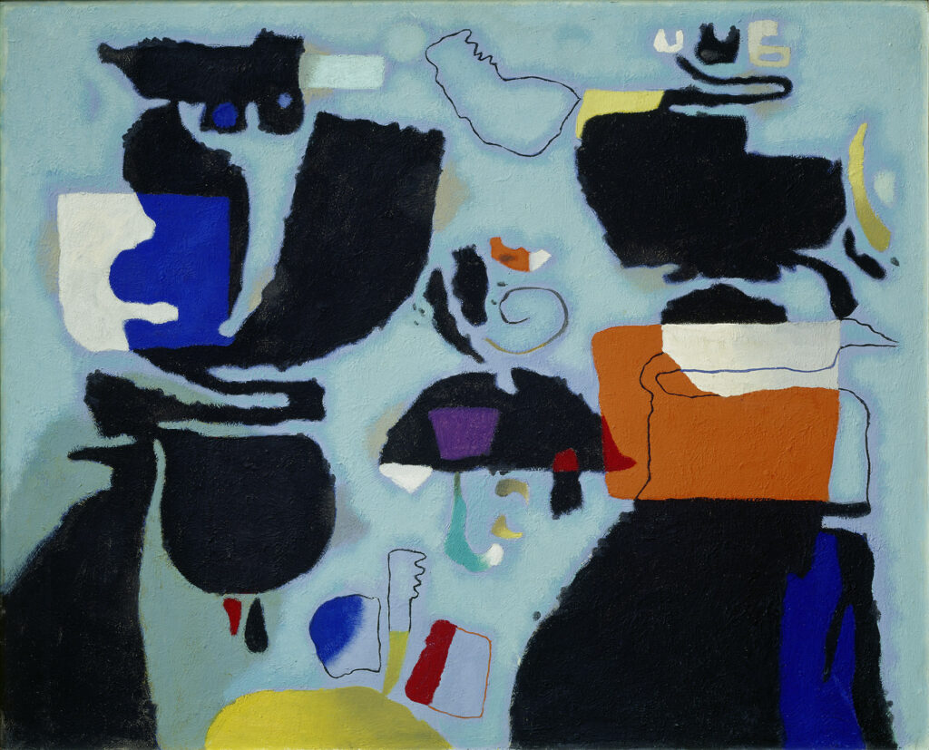 Gemälde von Willi Baumeister: Kessaua II (BB-1896)