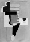 Zeichnung von Willi Baumeister: Figur (WVZ-0128A)