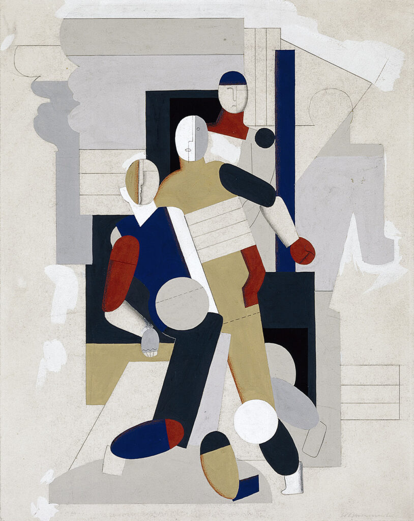 Zeichnung von Willi Baumeister: Fußball (WVZ-0229)