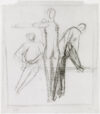 Zeichnung von Willi Baumeister: Badende. Skizze (WVZ-0245)