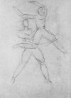 Zeichnung von Willi Baumeister: Pas de deux (WVZ-0260)