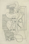 Zeichnung von Willi Baumeister: Der Maler (WVZ-0357)