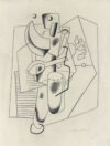 Zeichnung von Willi Baumeister: Tennisspieler (WVZ-0390)