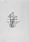 Zeichnung von Willi Baumeister: Linienfigur (WVZ-0463)