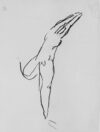 Zeichnung von Willi Baumeister: Wasserspringer (WVZ-0500)