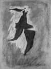 Zeichnung von Willi Baumeister: Tänzerin (WVZ-0517)