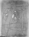 Zeichnung von Willi Baumeister: Komposition. genannt Hünengrab (WVZ-0617)