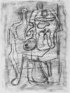 Zeichnung von Willi Baumeister: Der Maler (WVZ-0622)