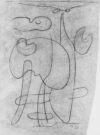 Zeichnung von Willi Baumeister: Formen (WVZ-0625)