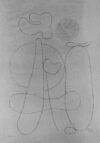 Zeichnung von Willi Baumeister: Gleichgewichtskomposition (WVZ-0700)