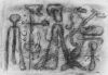 Zeichnung von Willi Baumeister: Afrikanisch (WVZ-0752)
