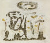 Zeichnung von Willi Baumeister: Zwei Figuren (WVZ-0840)