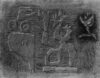 Zeichnung von Willi Baumeister: Gilgamesch-Illustration XLII (WVZ-0905)