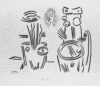 Zeichnung von Willi Baumeister: Salome XIV (Variante) (WVZ-1392)