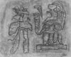 Zeichnung von Willi Baumeister: Dialog aus Saul (WVZ-1448)