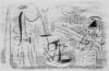 Zeichnung von Willi Baumeister: Kegelspiel (WVZ-1579)