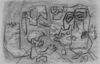 Zeichnung von Willi Baumeister: Dialog (WVZ-1668)