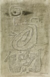 Zeichnung von Willi Baumeister: Relieffiguren mit Spiralen (WVZ-1999)