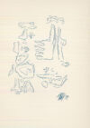 Zeichnung von Willi Baumeister: Linienfiguren (WVZ-2005A)