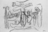 Zeichnung von Willi Baumeister: Kreuzigung. Skizze (WVZ-2153)