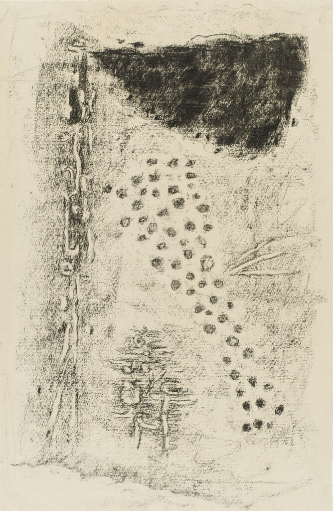 Zeichnung von Willi Baumeister: Safer mit Punkten (WVZ-2217)