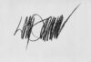 Zeichnung von Willi Baumeister: Signatur-Zeichnung (WVZ-2285)