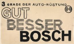 Inserate für die Firma Robert Bosch AG Stuttgart (1926)