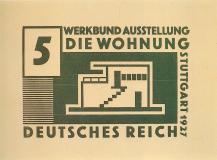 Willi Baumeister:  5 Pfennig-Briefmarke (1927)