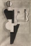 Willi Baumeister: Zwei Figuren mit Kreis (1923)