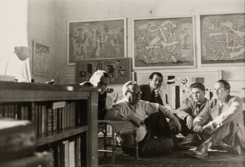 Willi Baumeister, Micus, unknown at 1951/ ab-f-004-007