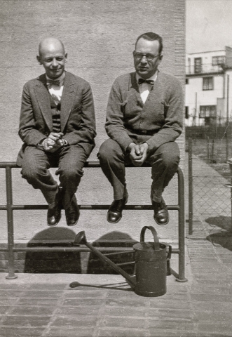 Willi Baumeister und Oskar Schlemmer 1932/ ab-f-009-053