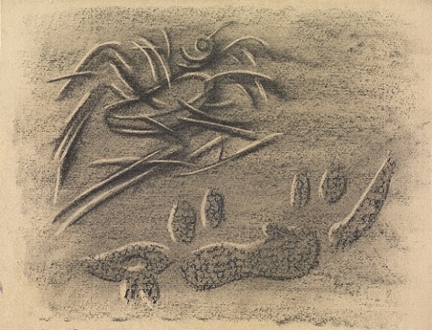 Willi Baumeister: Saul-Illustration XXXIX (1944)