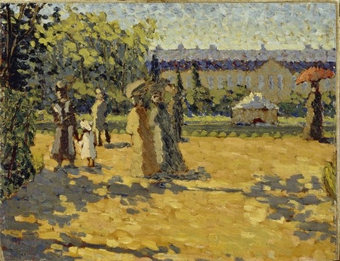 Willi Baumeister: Nachmittag im Schlossgarten (1910)