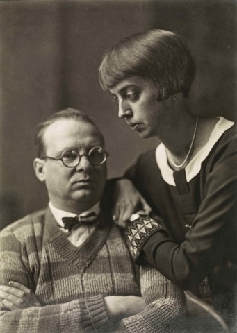 Willi Baumeister und seine Frau Margarete (geb. Oehm), 1926