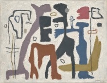 Willi Baumeister:  Afrika I (1942)