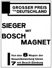 Willi Baumeister: Inserat für die Firma Robert Bosch AG (1926)