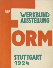 Willi Baumeister: Katalog der Werkbund-Ausstellung "Die Form" (1924)